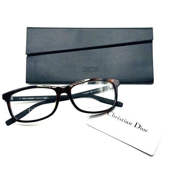 NEW DIOR BLACKTIE199F NEW Havana/Matte Black Men Eyeglasses 57mm 17 145 - Picture 9 of 9